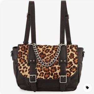??ASH Leather Leopard Britt Calf Hair Backpack?? NWOT ASH Leather leopard Britt calf hair backpack | eBay main image 4